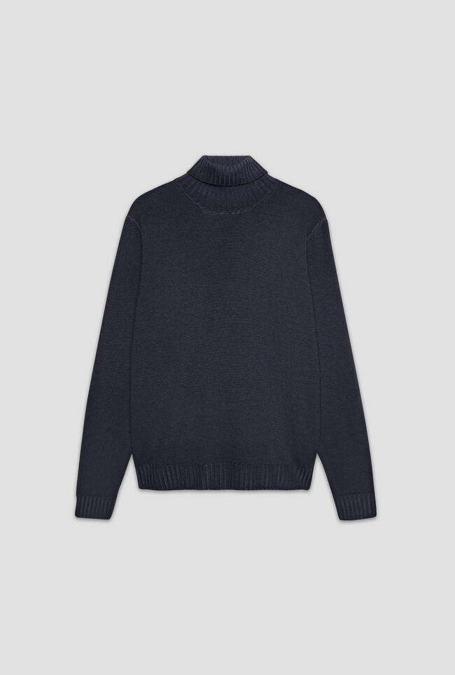 Garment-dyed wool turtleneck ESSENTIAL - Ferrante | img vers.1300x/
